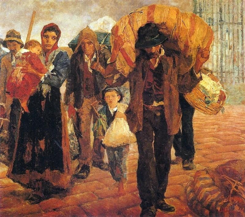 “Los emigrantes” de Antonio Rocco