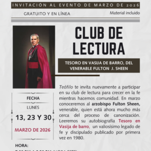 Club de lectura: Tesoro en Vasija de barro, de Fulton Sheen